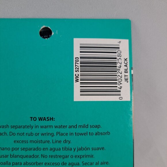 Ravinia Comfort Top Knee Highs Jet Black One Size 8.5-11 Womens Hosiery - Picture 4 of 5